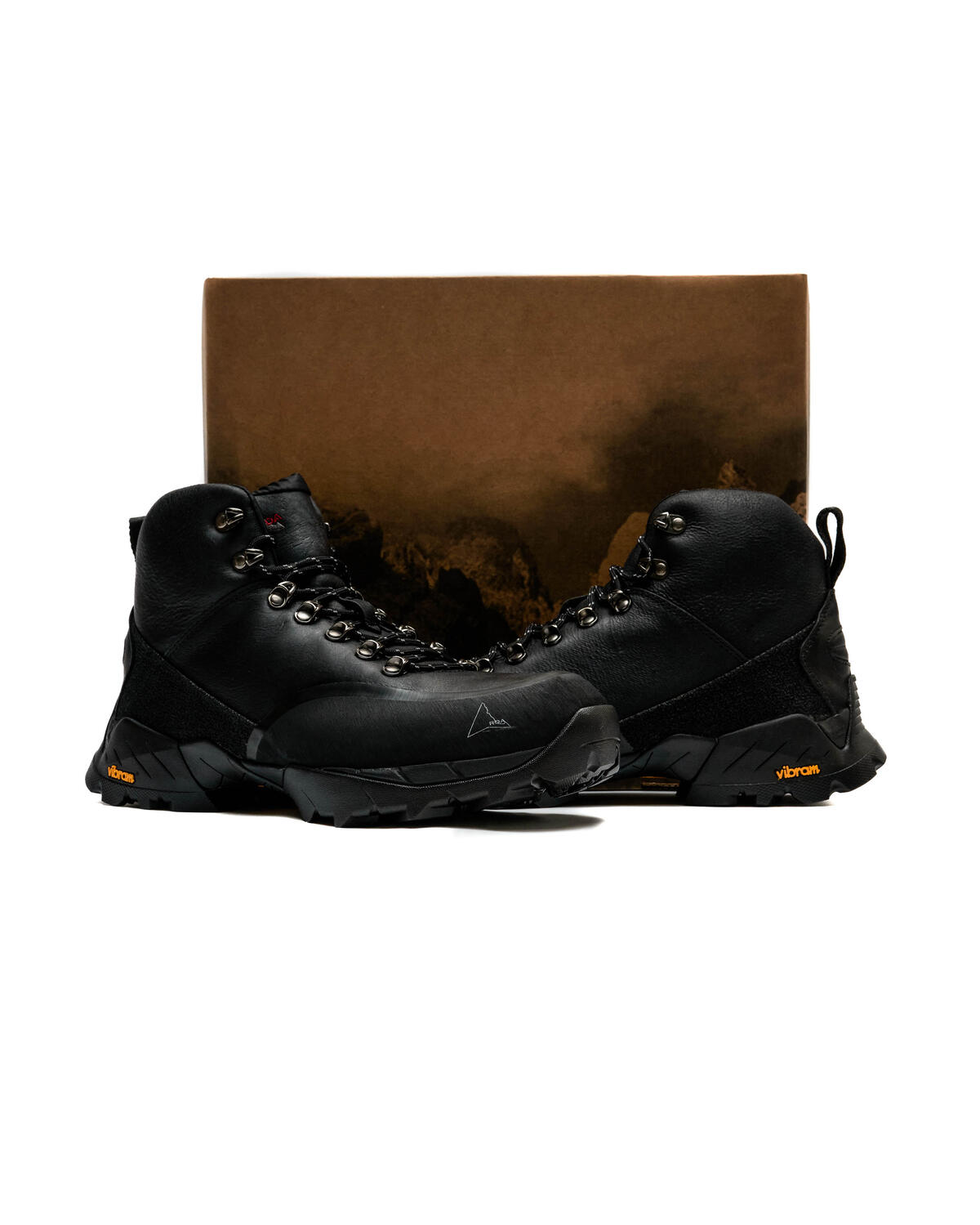 スニーカー ROA FW24 Black leather Andreas sneakers (LE10 001A) ROA Andreas | LE10-001A | AFEW STORE